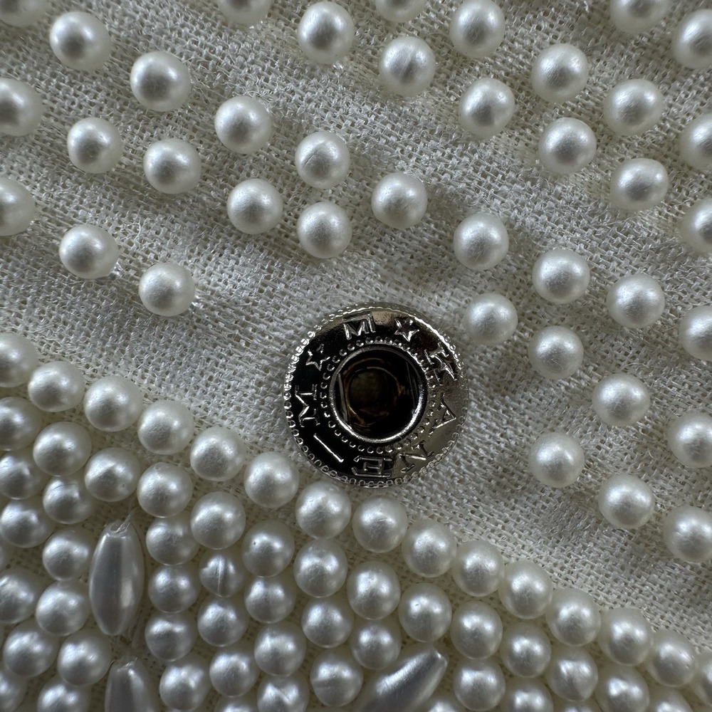 Vtg Faux Pearl Bags By Susan Beaded Japan‎ 1950s Coin Purse Clutch - Picture 10 of 11
